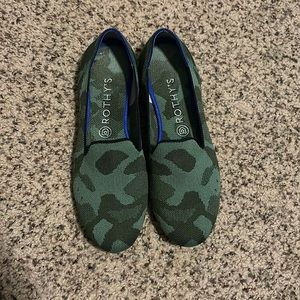 Rothy’s camo loafer